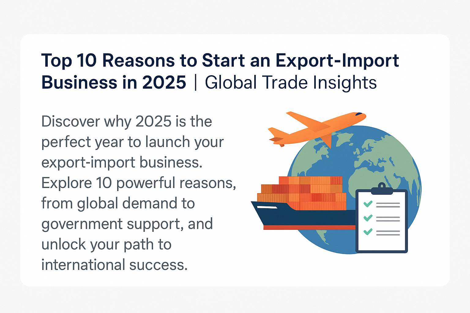 Export Import Couse in Indore